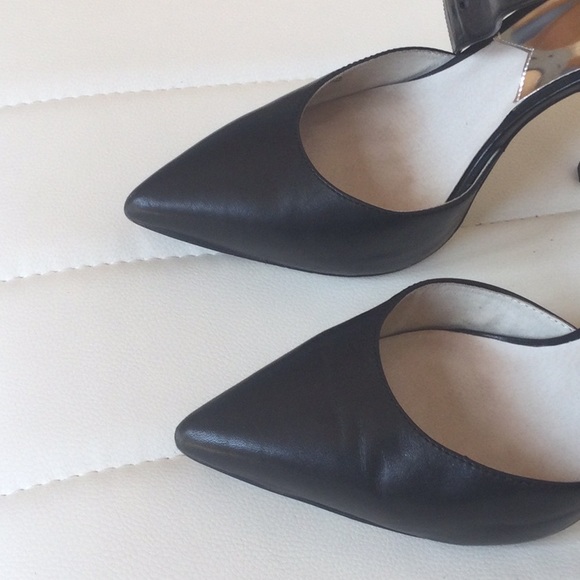 EUC Michael Michael Kors Black Leather Shoes Heels 8M - Picture 16 of 16
